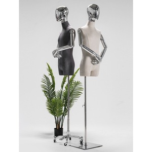 Camoscio per metà corpo maschio forma Torso manichino - Product Image 6