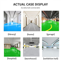 Peinture époxy liquide transparente écologique pour sols en ciment, livraison directe d'usine, certifiée RoHS, couleurs personnalisées, baril de 20 kg