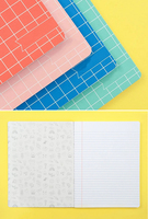 Cuaderno de ejercicios para estudiantes de escuela, material de papelería, cuaderno de composición