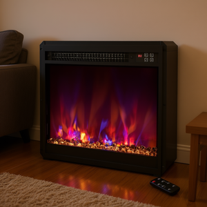 Chimenea Eléctrica Empotrable de 18, 23 y 26 Pulgadas con Control Remoto, Solución de Calefacción Independiente para el Hogar - Product Image 2