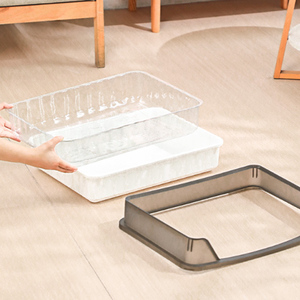 Bac à litière pour <span class=keywords><strong>chat</strong></span> jetable en plastique écologique 20L en <span class=keywords><strong>papier</strong></span> moulé avec fonction de nettoyage facile Vente en gros - Product Image 5
