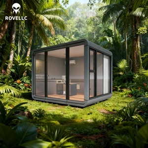 Cabina de Oficina Inteligente, Resistente a la Corrosión y Transpirable, con WiFi y Aire Acondicionado, para Hogar, Granja, Oficina, <span class=keywords><strong>Trabajo</strong></span> Remoto, Diseño Moderno - Product Image 4