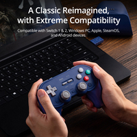 Manette sans fil 8BitDo Pro 3 avec joysticks et boutons TMR interchangeables pour Windows 1/2 et Apple
