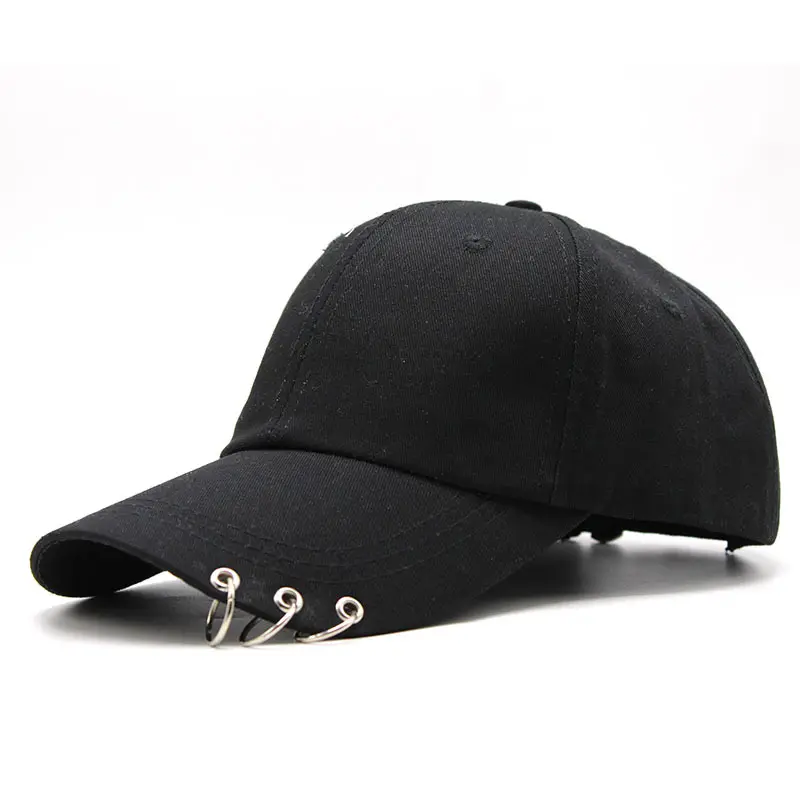 Best-selling New Type Pin Korean Style Three-ring Pin Baseball Cap Outdoor Leisure All-match Fashion Peaked Cap