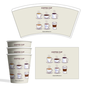 Tùy Chỉnh Thanh Lịch In Ấn 4Oz Cốc Giấy Tường Đơn Nóng Uống <span class=keywords><strong>7</strong></span> <span class=keywords><strong>Oz</strong></span> Tre Đôi 1 Tấn 100 Ml <span class=keywords><strong>PE</strong></span> Tráng Giấy Quạt - Product Image 5