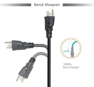 Heavy service's America North 14 Awg <span class=keywords><strong>Mickey</strong></span> <span class=keywords><strong>Mouse</strong></span> 1 Ft 16awg 18awg 3c 320 C5 <span class=keywords><strong>U</strong></span> Tv Iec320 coustomize charger cable feeding c5 - Product Image 3