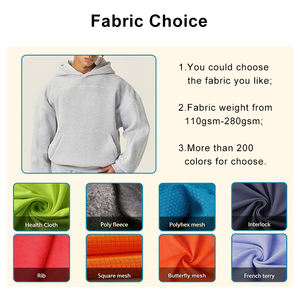 Sudadera con Capucha de Alta Calidad con Logotipo Personalizado, Cuello Redondo, Impermeable, Ecológica, de Poliéster Grueso para Hombre - Product Image 5