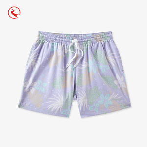 Shorts de plage personnalisés en tissu recyclé extensible dans quatre directions, essentiels pour l'été, séchage rapide, tailles S-6XL, avec logo personnalisé, légers - Product Image 2