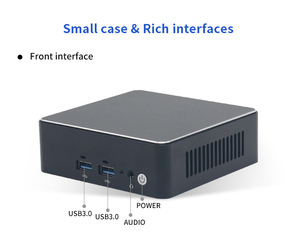Mini PC Intel Core i7-1370P de 13e génération haute performance avec 14 cœurs, double LAN, prise en charge de quatre écrans 4K pour les entreprises - Product Image 1