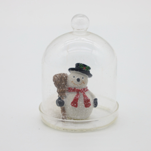 ซัพพลายเออร์จีน ยี่ห้อ SY โดมแก้วใสทรงระฆังสำหรับตกแต่งคริสต์มาสในร่ม ขนาด 6x6x10 ซม. ของขวัญงานฝีมือ ขายตรงจากโรงงาน - Product Image 2