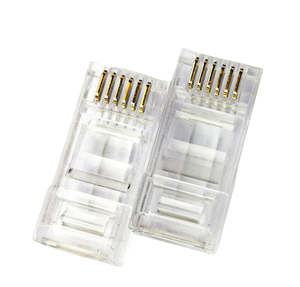 Cơ thể dài RJ12 <span class=keywords><strong>6P6C</strong></span> đường dây điện thoại kết nối Unshielded UTP <span class=keywords><strong>Modular</strong></span> cắm - Product Image 2