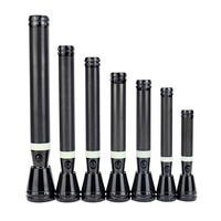 Lampe torche longue portée en aluminium 3SC lampe de poche LED en vrac à long faisceau rechargeable