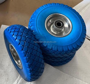 Ruedas Antipinchazos de Espuma de PU Maxtop OEM de 16 mm con Rodamiento Normal 10x3.00-4, Neumáticos para Carrito de Jardín de 260x85 mm, Rueda de Carretilla de 10 Pulgadas - Product Image 5