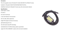 Câble de programmation USB-SC09-FX pour Mitsubishi MELSEC, adaptateur USB vers RS422, pour Mitsubishi PLC FX3U et série FX