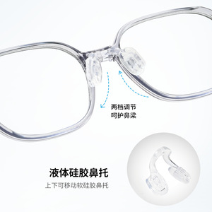 แวนด้าแว่นตาป้องกันแสงสีฟ้าสำหรับเด็ก K8215 กรอบใสทรงสี่เหลี่ยม เลนส์ CR-39 ป้องกันรังสียูวี 400 - Product Image 3