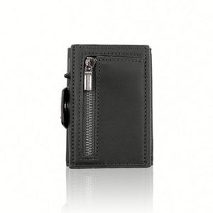 Luxury Fashion Men's <b>Card</b> <b>Wallet</b> Organizer-PU Leather Zipper Coin Pocket RFID Blocking 9.7x6.7CM (usa Mairun Model 823 Custom - Product Image 1