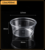 8Oz 12Oz 16Oz 24Oz 32Oz Pet Plastic Deli Salade Fruit Dessert Rpet Cup Container Pot Kom