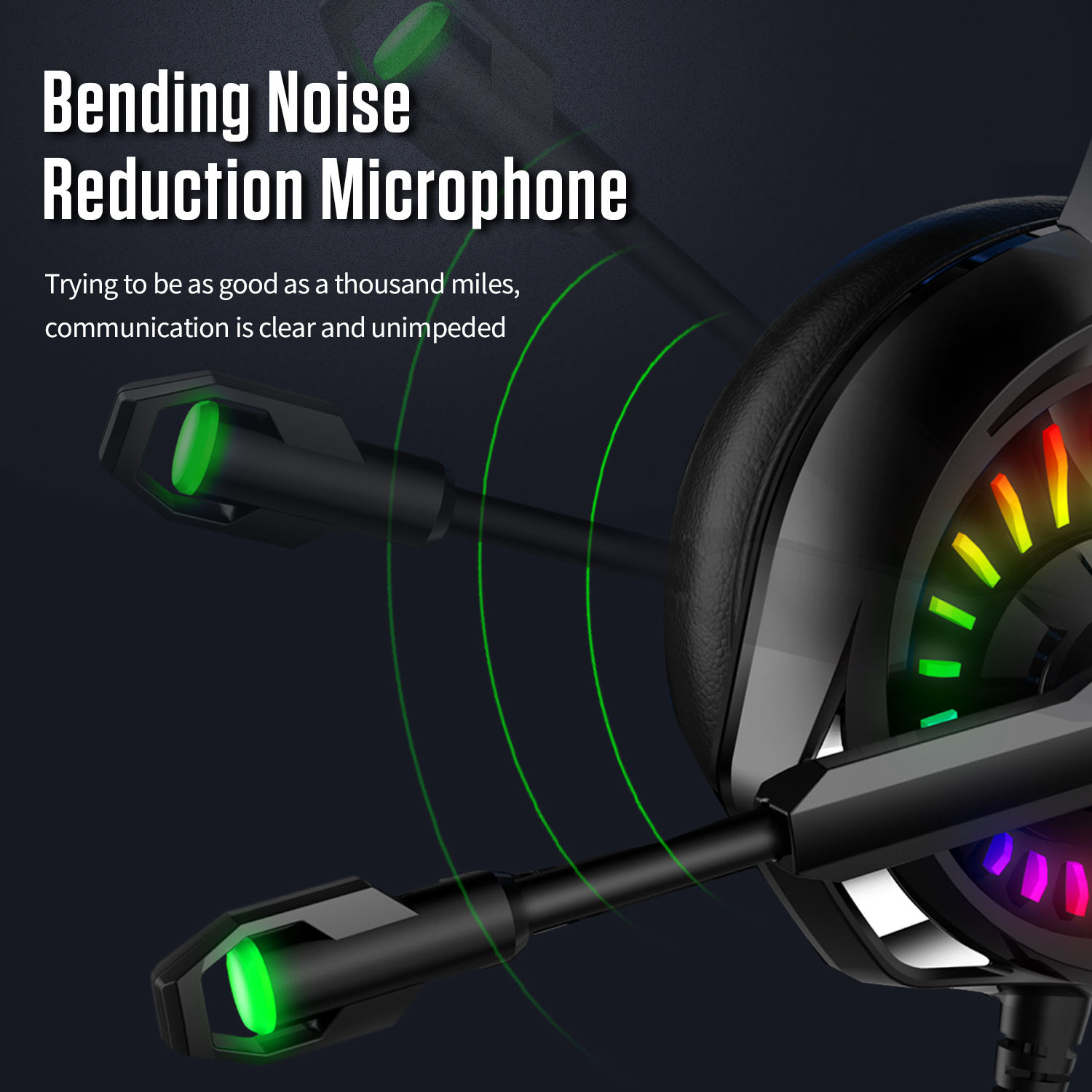 A20 PS4 Gaming Earphones 4D Stereo RGB over Ear Headphones