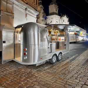 Camion de cuisine mobile carré pour la vente de hot-dogs, glaces et frites – Remorque de concession pour affaires de restauration rapide - Product Image 6