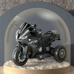 बच्चों की इलेक्ट्रिक साइकिल मोटरसाइकिल सवारी-ऑन कार 6v प्रारंभिक शिक्षा के साथ रिचार्जेबल बड़े खिलौना प्लास्टिक ट्राइसाइकिल - Product Image 4