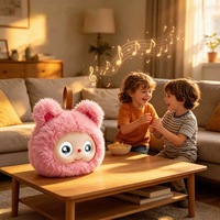 Boneka AI Berbicara dengan Suara, Mata LED, Teman Emosional, Robot Hewan Peliharaan Elektronik, Mainan AI-3.5 inci, Hewan Peliharaan AI Lucu