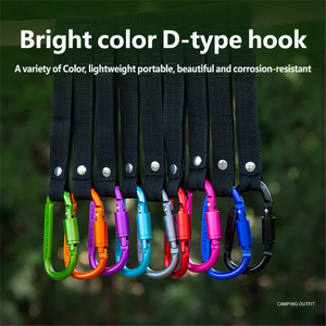 Correa de Gancho para Mosquetón - Llavero de Nailon Resistente para Senderismo, Camping, Equipaje, Mochila, Botella de Agua, <span class=keywords><strong>Paraguas</strong></span> - Product Image 3