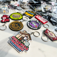Porte-clés en caoutchouc souple PVC 3D personnalisé pour souvenirs et cadeaux promotionnels