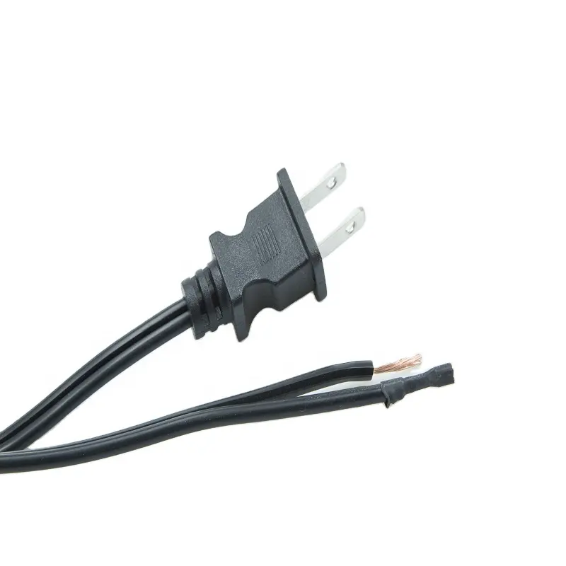 Competitive price power cords or cable with plug with buckle for computer