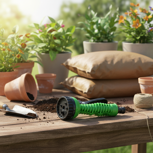 Pistola per irrigazione da giardino ad alta pressione in plastica resistente - Portatile e conveniente per uso domestico e lavaggio auto - Product Image 6
