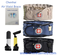 Ceinture de soutien lombaire gonflable à pression d'air réglable, attelle dorsale respirante en maille pour toutes les saisons