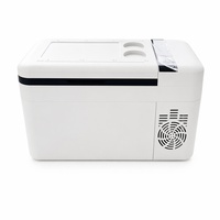 Réfrigérateur-congélateur portable 20L pour voiture, compresseur 12V, -20°C ℃   Mini-réfrigérateur double usage DC12V 24V AC pour camion, camping-car, camping, extérieur