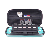 Étui de rangement rigide pour Nintendo Switch Lite | Sac de protection portable avec fentes pour cartes de jeu pour console NS et accessoires