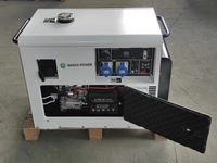Générateur diesel portable super silencieux 5KW-10KW avec moteur monocylindre à refroidissement par eau et contrôleur SmartGen