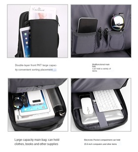 Eastshine <span class=keywords><strong>Notebook</strong></span> Rugzak Anti-Diefstal Usb Opladen Waterdichte 15.6 Inch Laptop Rugzak - Product Image 6