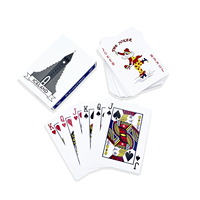 2024 professionnel usine personnalisée publicité carte à jouer impression noir noyau papier poker adulte carte de jeu de société avec boîte