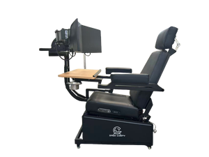 EASE TRIO 3 Workstation reclinável Computador Cockpit 3 Monitores zero Gravity Chair Heat Cool Massagem Assento Confortável acessível - Product Image 6