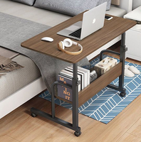 Table Moderne ModHomi Direct en MDF avec Pieds Métalliques Réglables – Mobilier pour Chambre, Salon, Bureau