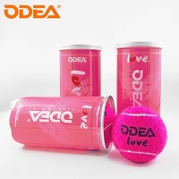 ODEAR Sports Professional China Factory Championship 45% Wool Extra Duty Love Pink Tennis Ball 2 Pack Can