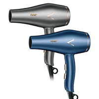 Sèche-cheveux RAF R.4617 1800W 20000 tr/min Double vitesse Triple température Séchage rapide Faible bruit Protection contre la surchauffe Corps en PA avec embout de coiffage
