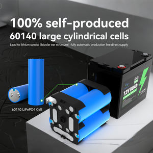 Diepe Cyclus 12V 24V Lithium Lifepo4 Cilindrische Batterij Loodzuur Vervangende Batterij 50ah 100ah Met Bms Thuisopslag - Product Image 3