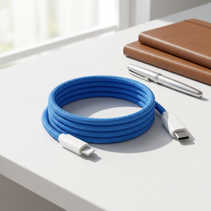 Cable de Datos Magnético Trenzado de Carga Rápida No Estándar para Puertos <span class=keywords><strong>USB</strong></span> de Automóvil, Compatible con Adhesión Magnética - Product Image 5