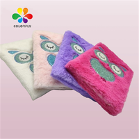 Vente en gros Offre Spéciale A5 peluche dessin animé scolaire journal intime enfants mignon cahier à fourrure cahier en peluche