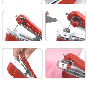 Zhejiang Logo Ontwerp Reis Handheld Naaigereedschap Verstelbare Handmatige Draagbare Mini Handmatige Naaimachine Huishoudelijke Prijs
