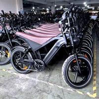 Moto électrique tout-terrain, pneus larges de 20 pouces, moteur avant, batterie au lithium, freins à disque, vélo électrique rétro pour la neige et la plage