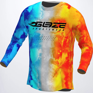 2024 Custom MTB<span class=keywords><strong>เสื้อ</strong></span>แขนยาวจักรยานเสือภูเขาJerseyผู้ชายBreathable BMX Jerseyดาวน์ฮิลล์<span class=keywords><strong>Mountain</strong></span> Cycle MTB Jerseys - Product Image 5