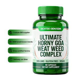 Simply <span class=keywords><strong>Herbal</strong></span> Horny Goat Weed Kapseln für Männer und Frauen Erhöhtes Vertrauen und Ausdauer Vitalität 90 Kapseln - Product Image 2