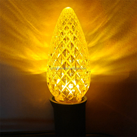 Éclairage extérieur de vacances de qualité commerciale SMD Retrofit C9 LED Ampoule de Noël 0.65Watt Diverses couleurs