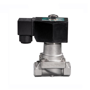 Vanne solénoïde vapeur COVNA DN25 1 pouce 2 voies 24 volts normalement fermée haute température en acier inoxydable - Product Image 2