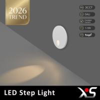 Éclairage d'extérieur LED pour marches d'escalier, étanche IP65, en aluminium, avec capteur WiFi intelligent, pour allées de jardin, couloirs et hôtels