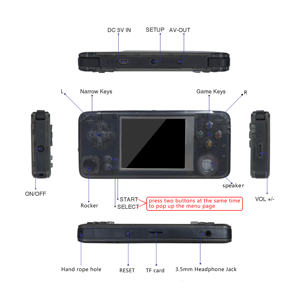 ANBERNIC-miniconsola de videojuegos RG plus, consola de videojuegos clásica Retro, con Joysticks, 16G integrados - Product Image 2